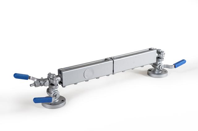 INDICADOR DE NIVEL REFLEX KLINGER MODELO R100 EN ACERO CARBONO CON ESPIGAS