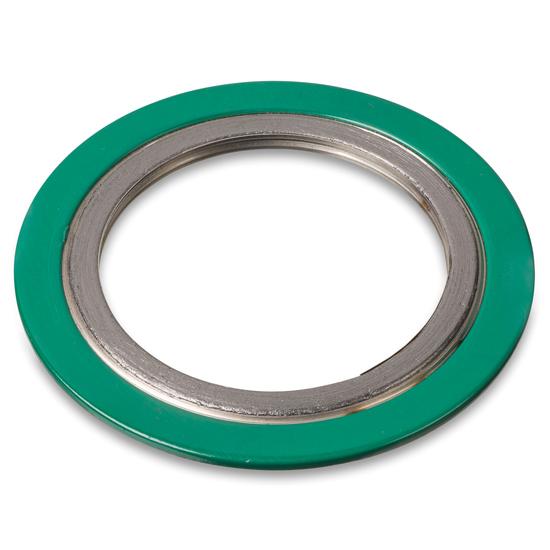 Junta espirometálica KLINGER MAXIFLEX tipo CR con aro de centrado en acero carbono  y relleno en inoxidable 316L y grafito,  norma ANSI, rating 0300