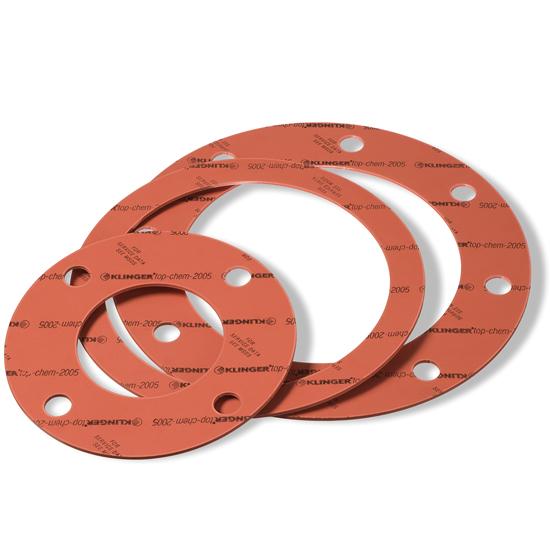Juntas KLINGER® top-chem 2005  DIN/EN PN10-PN16