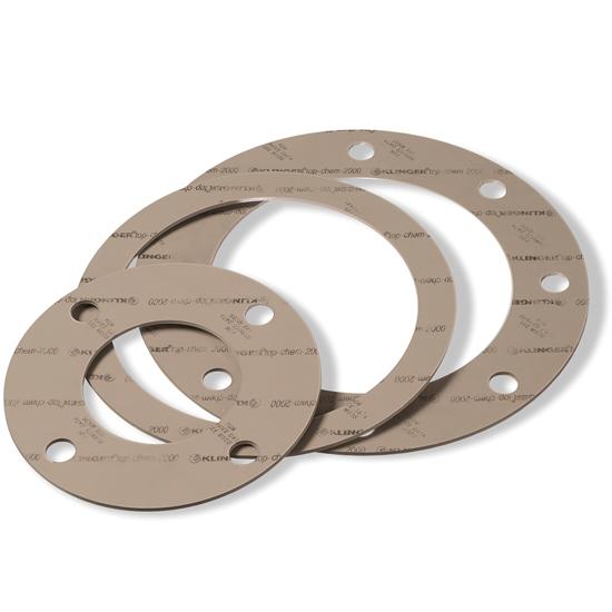 Juntas KLINGER® top-chem 2000  DIN/EN PN10-PN40