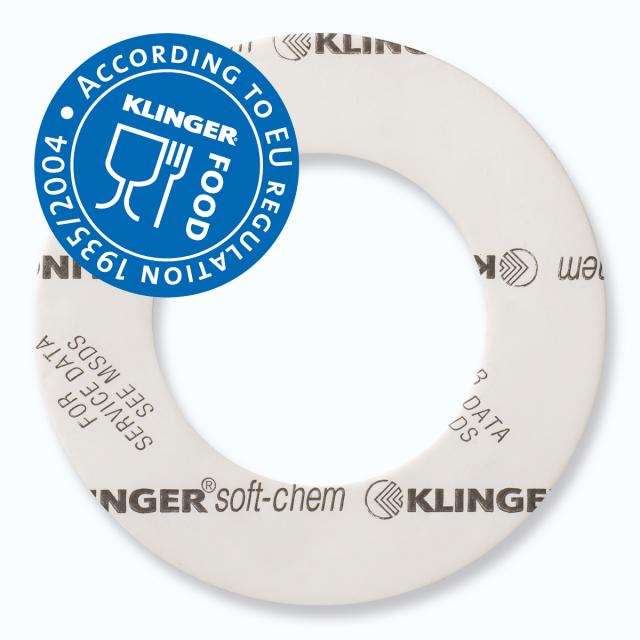 Juntas KLINGER® soft-chem  DIN/EN PN10-PN40