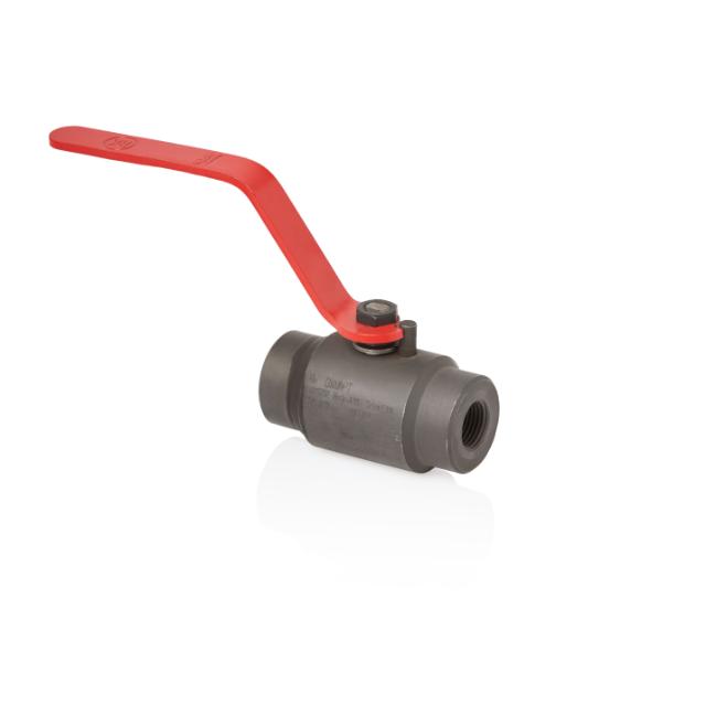 Valvula de Bola ANSI Cuerpo Acero Carbono, Bola Inoxidable Rosca NPT