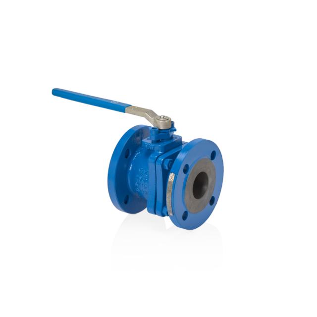 Valvula de Bola Cuerpo Acero Carbono, Bola Inoxidable Bridas (B)