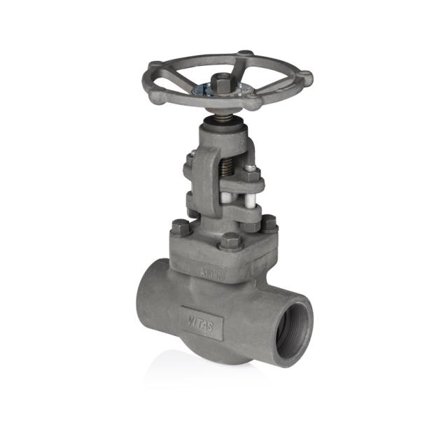 Valvula de Globo ANSI Cuerpo Acero Carbono forjada, TRIM 8, Roscada, 800