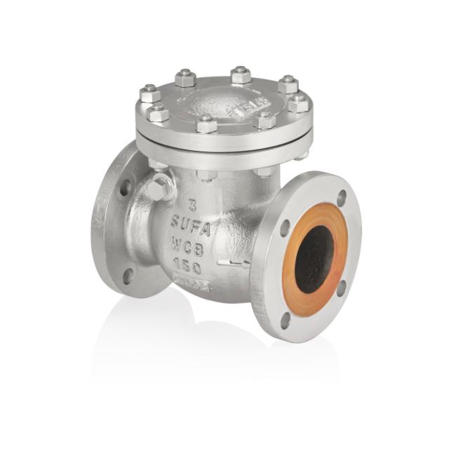 Válvula de retención Clapeta Acero Carbono TRIM 8 Bridas 150#