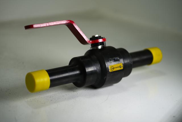 Valvula de Bola ANSI Cuerpo Acero Carbono, Bola Inoxidable Nipples Soldar BW